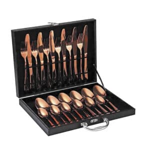 Set de Cubiertos Encobrizados