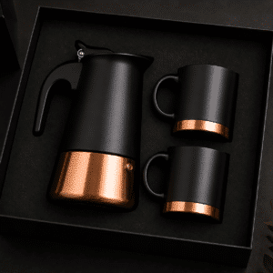Set de Cafetera Italiana y Tazas