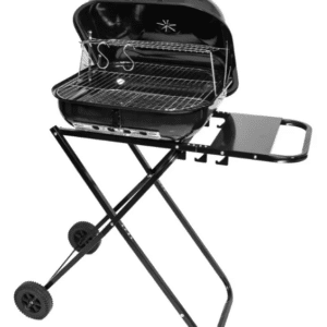 Parrilla plegable con ruedas